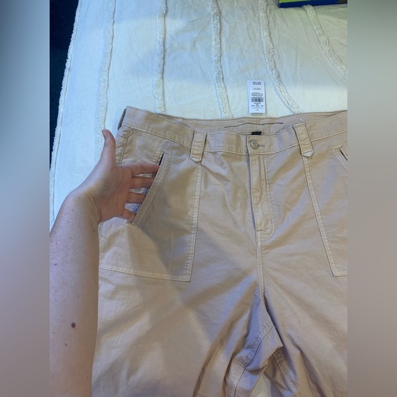 Newww!!!American Eagle Blush Pink High-Waisted Flare Pants Size 20 - Picture 7 of 10